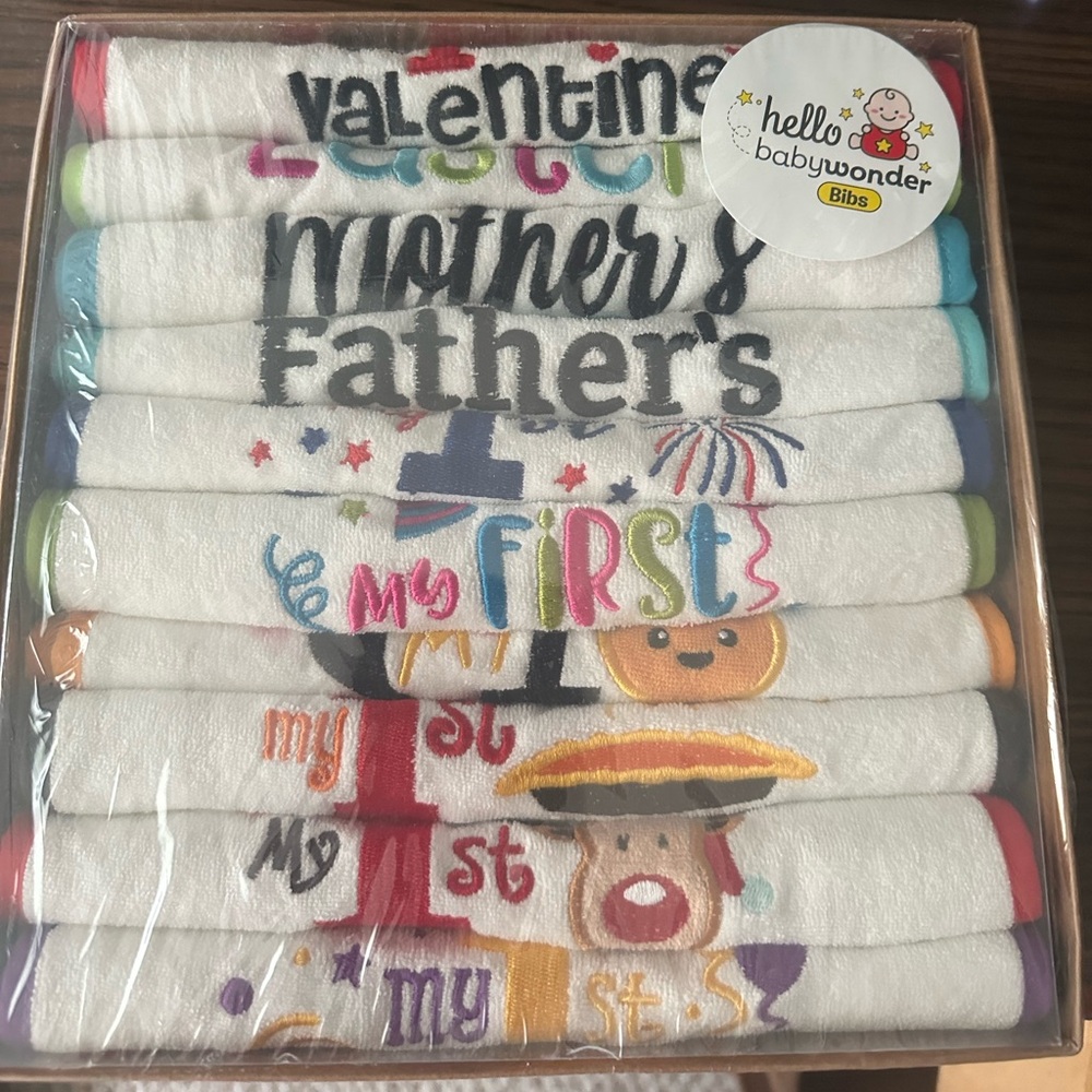 1st year baby bibs